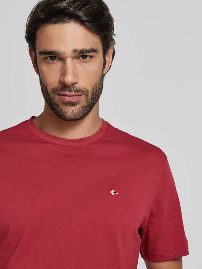 Napapijri T-shirt met labelstitching