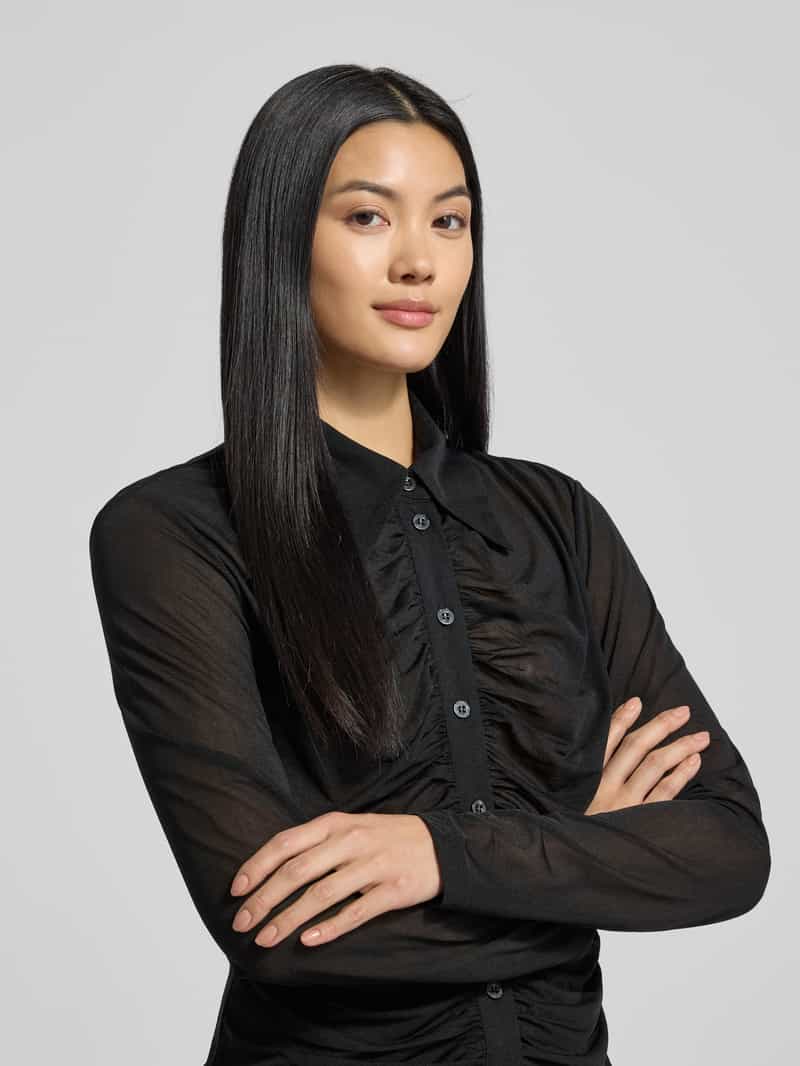 Gestuz Overhemdblouse met knoopsluiting model 'abbie'