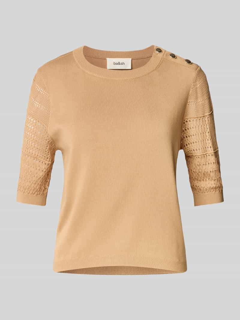Bash Gebreide pullover met 3 4-mouwen