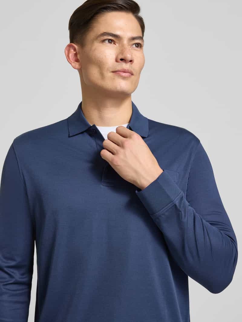 Bugatti Poloshirt met labelstitching