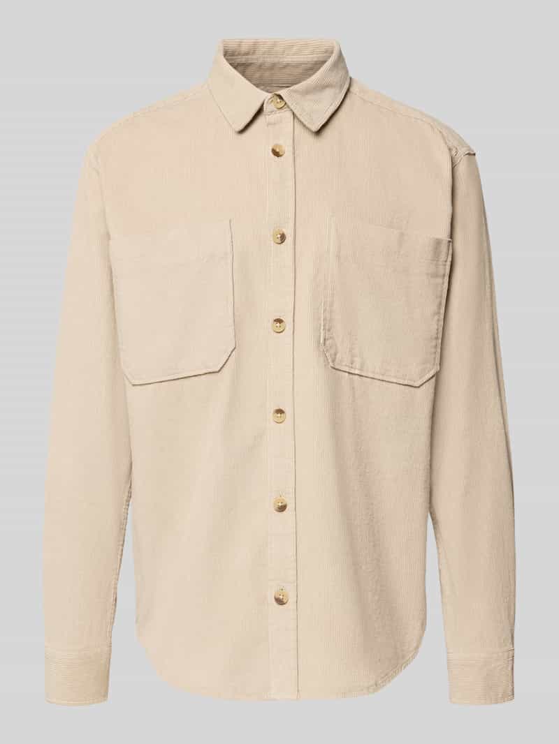 Only & Sons Loose fit vrijetijdsoverhemd van puur katoen model 'ALP'