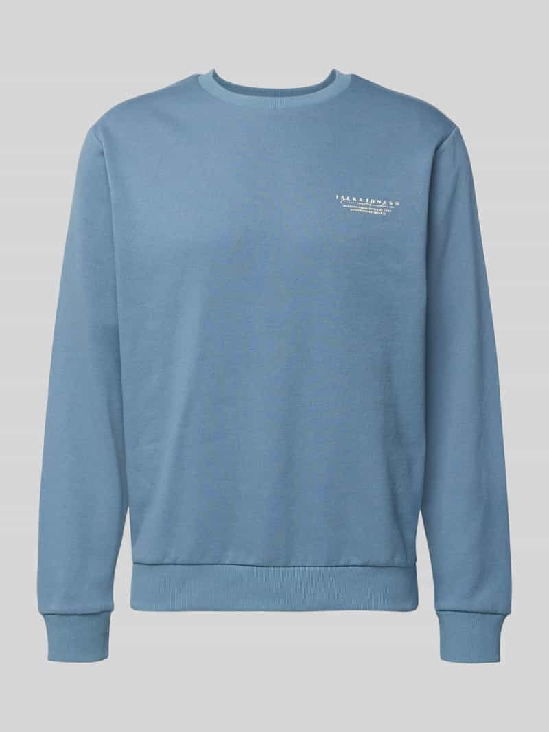 jack & jones Sweatshirt met labelprint