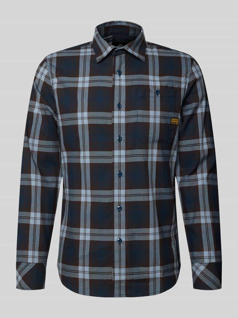 G-Star Raw Slim fit vrijetijdsoverhemd met kentkraag model 'Bristum 2.0'