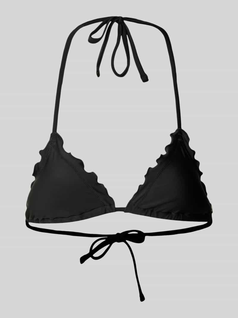 HUGO Bikinitop met halter model 'RUFFLE'