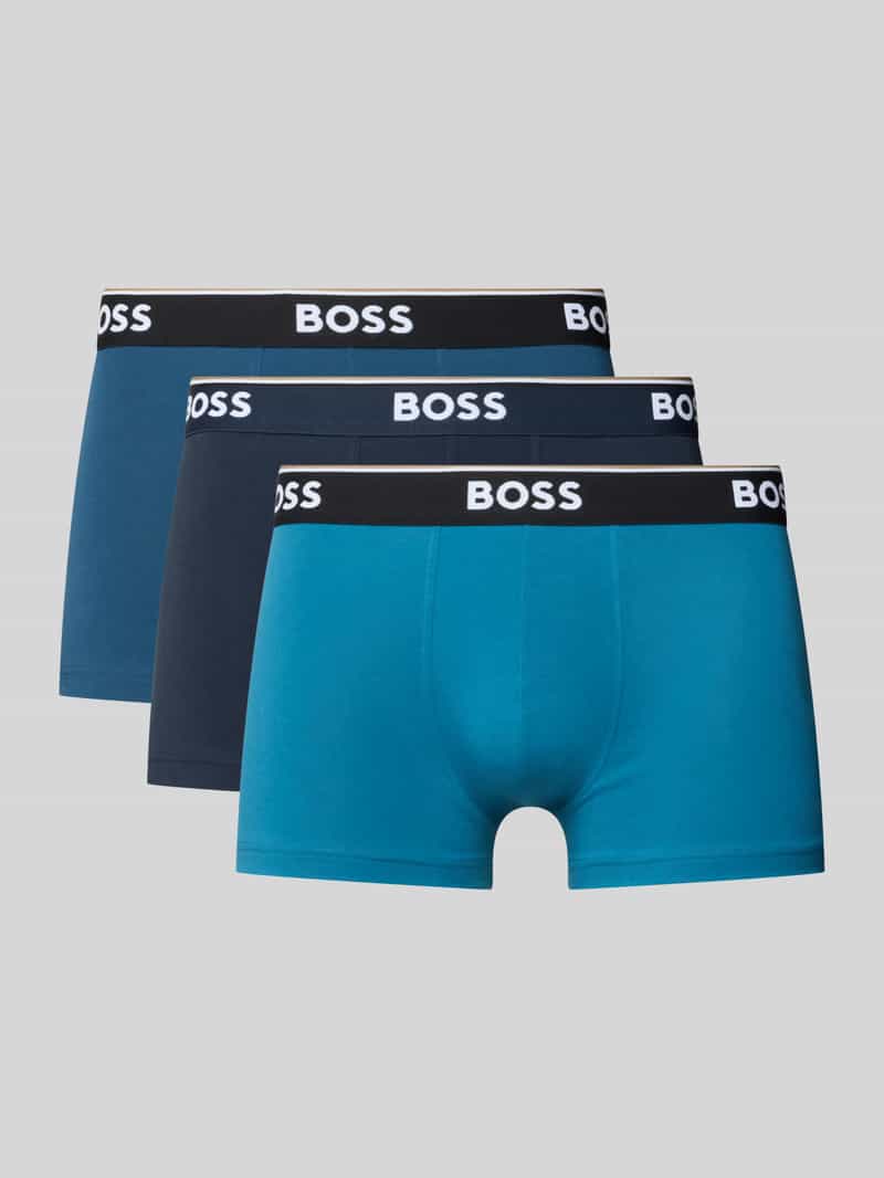 Boss Regular fit boxershort van katoenmix in een set van 3 stuks