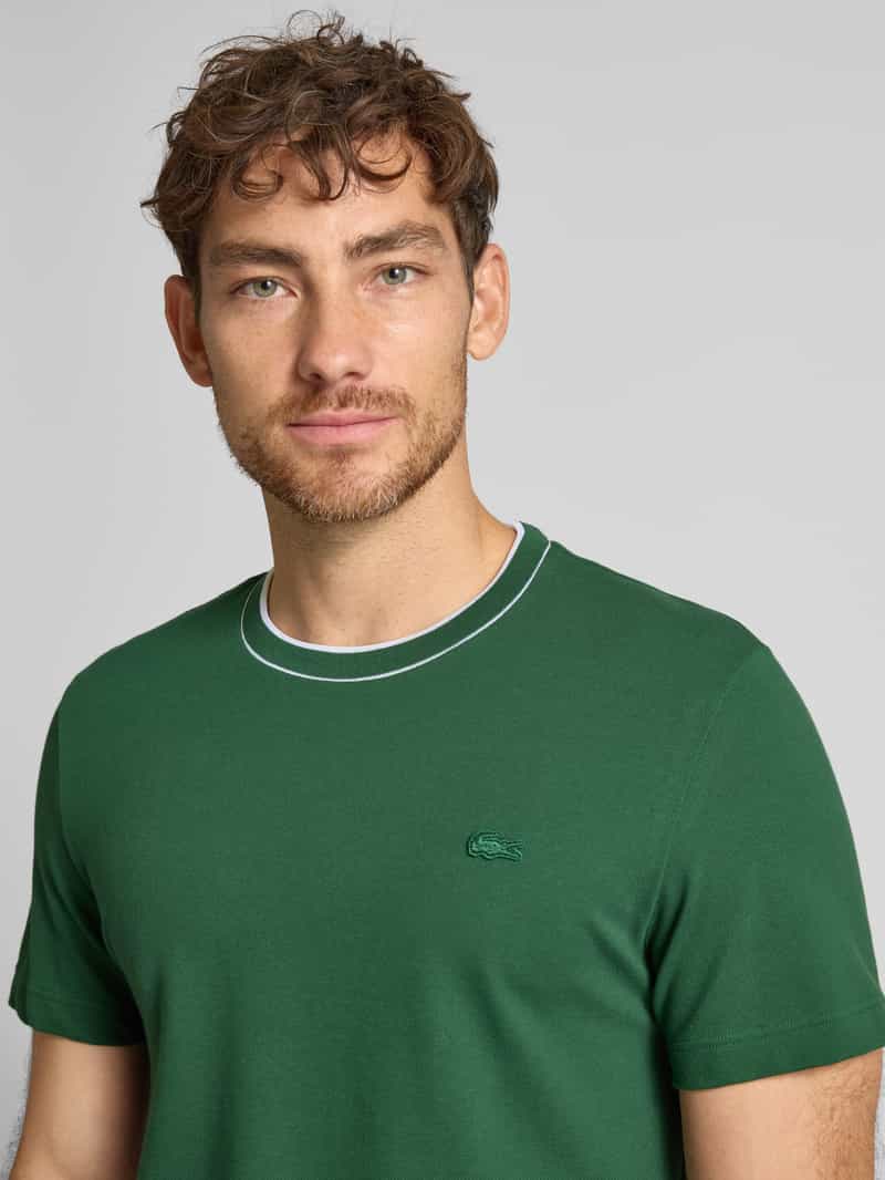 Lacoste Regular fit T-shirt van katoenmix