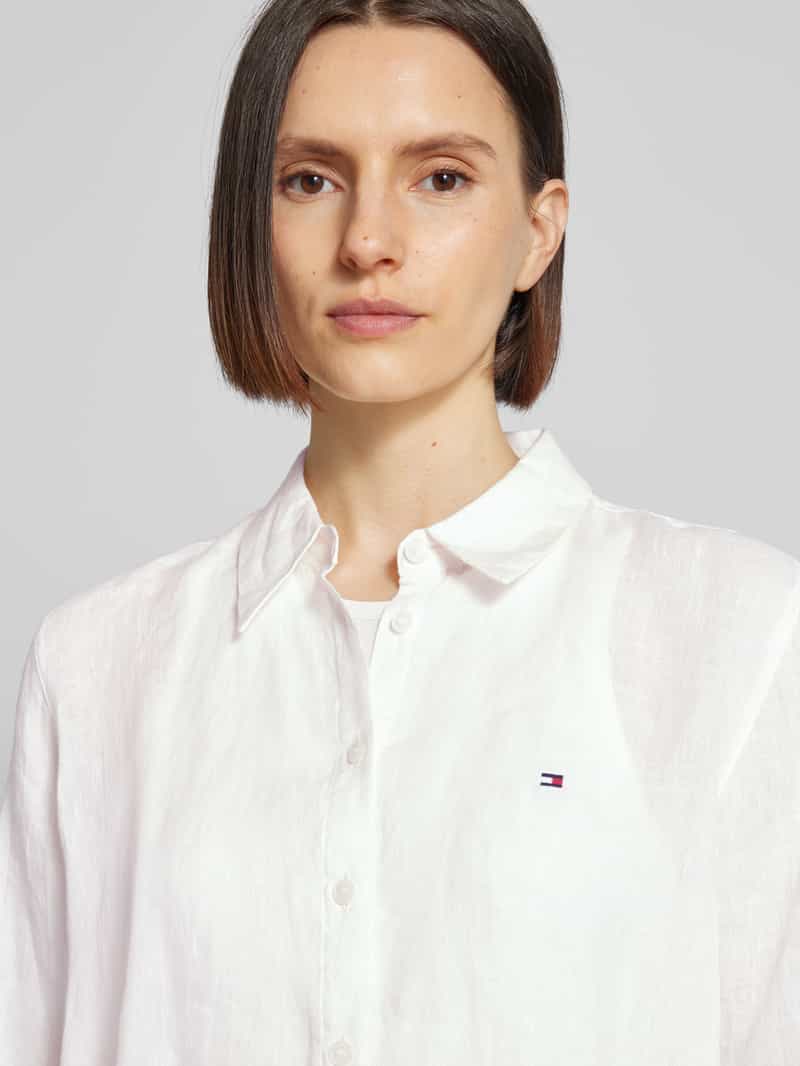 Tommy Hilfiger Overhemdblouse met labelstitching