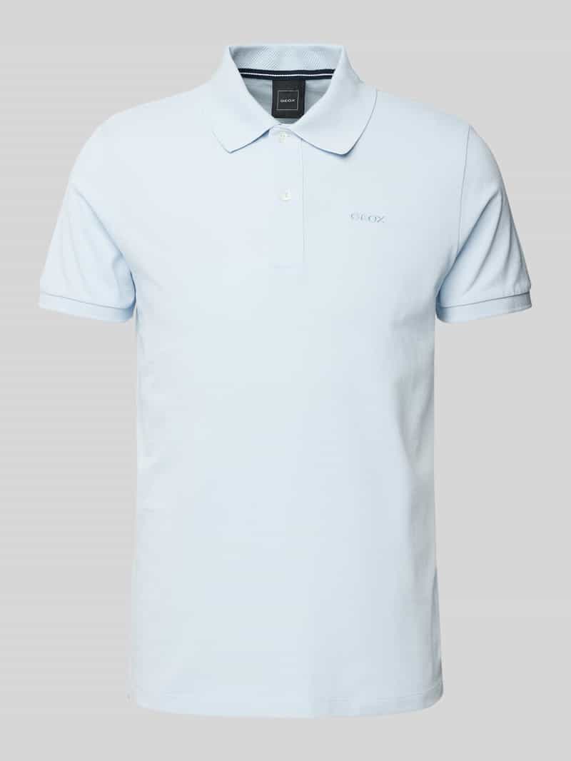 Geox Regular fit poloshirt met polokraag