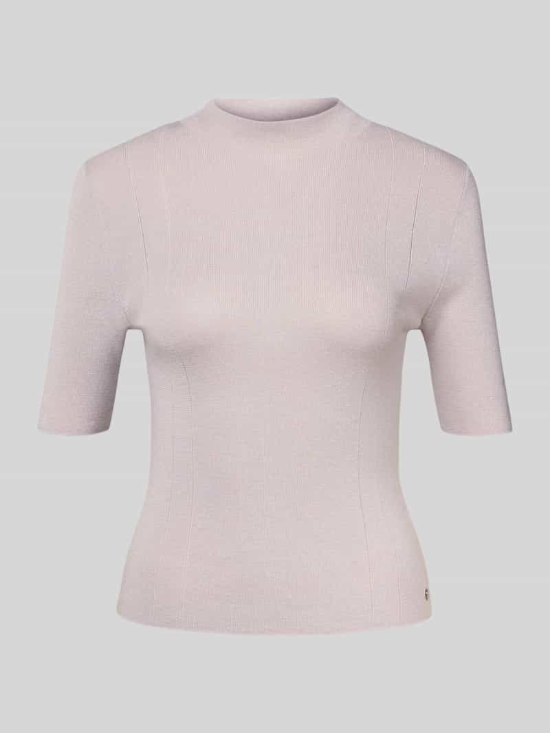 Marc Cain T-shirt van lanawolmix met logo-applicatie