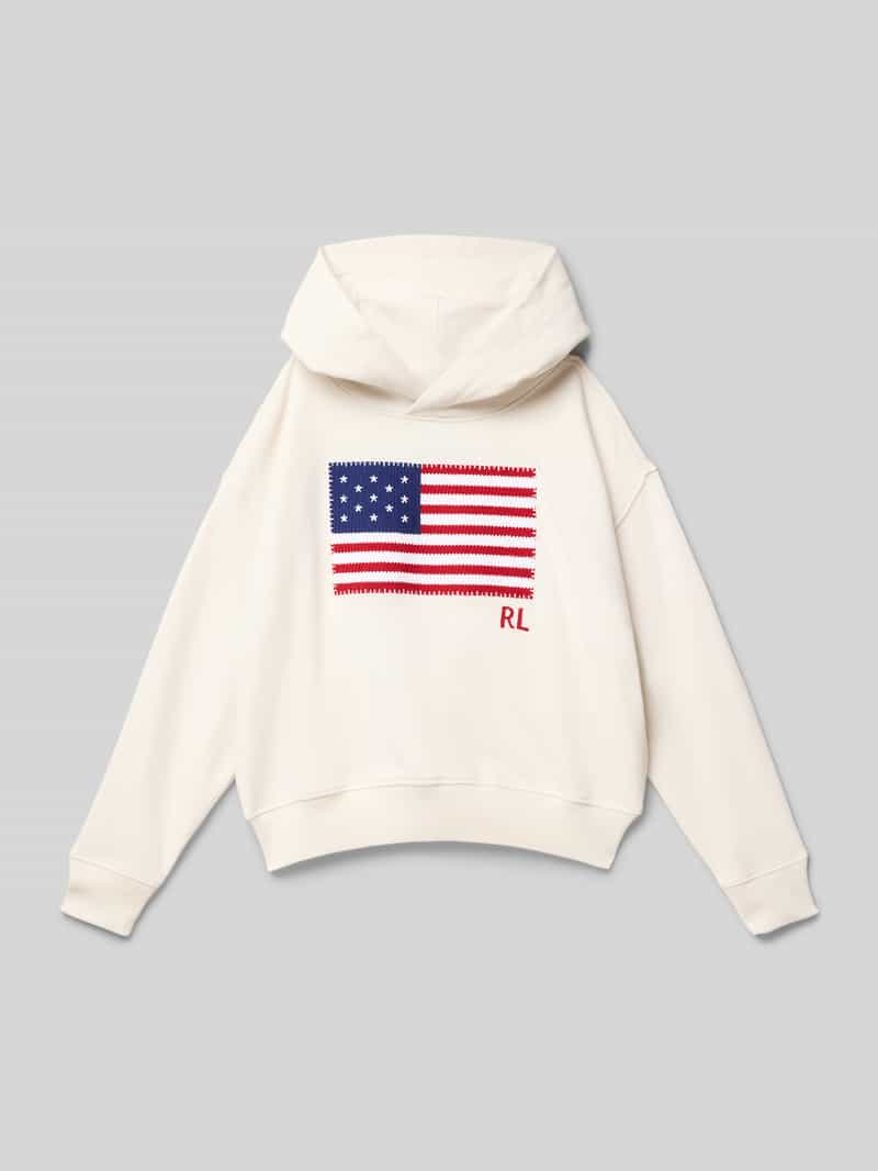 Polo Ralph Lauren Teens Hoodie met label- en motiefstitching