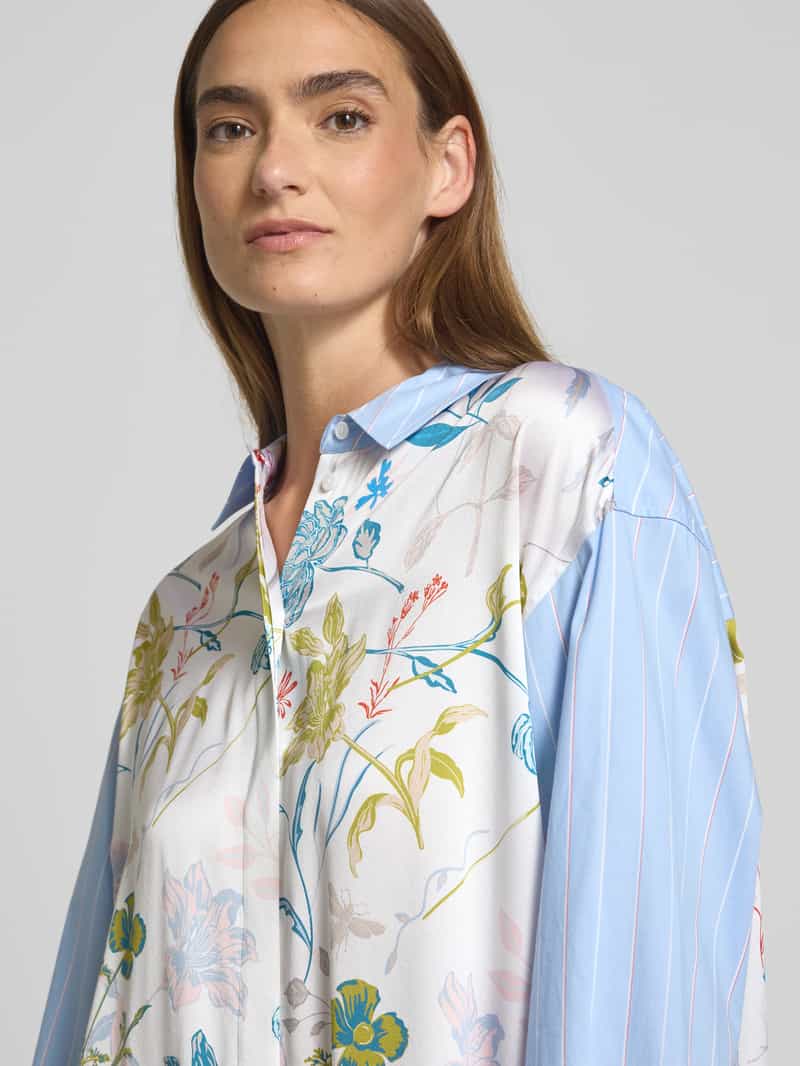 herzensangelegenheit Relaxed fit overhemdblouse van puur katoen