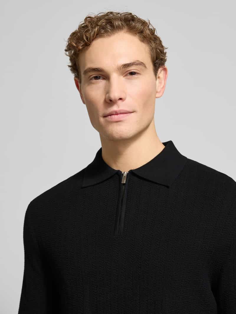 Selected Homme Oversized poloshirt van puur katoen model 'CRAN'