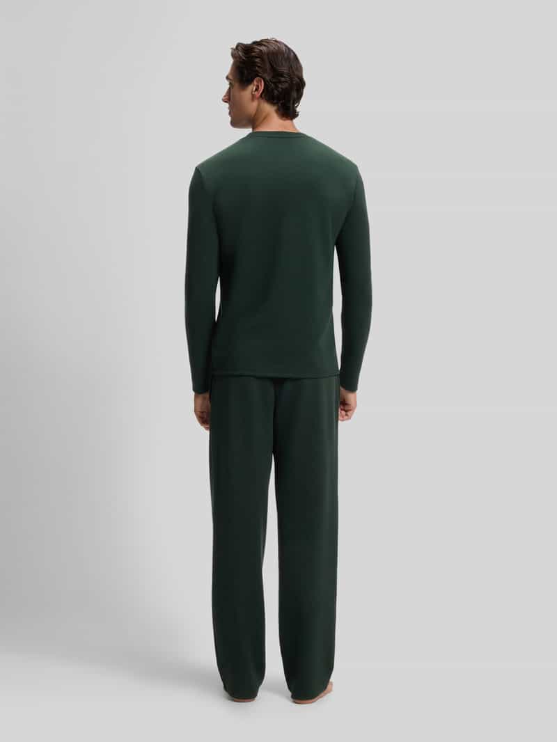 Boss Regular fit shirt met lange mouwen van katoenmix
