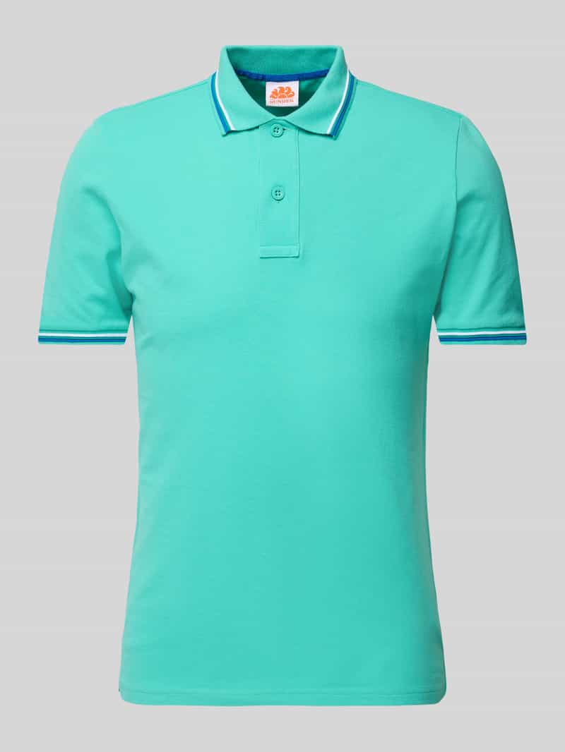Sundek Poloshirt met korte knoopsluiting model 'Brice'