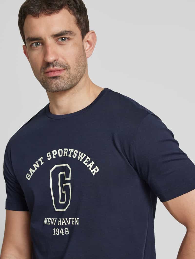 Gant T-shirt met labelprint