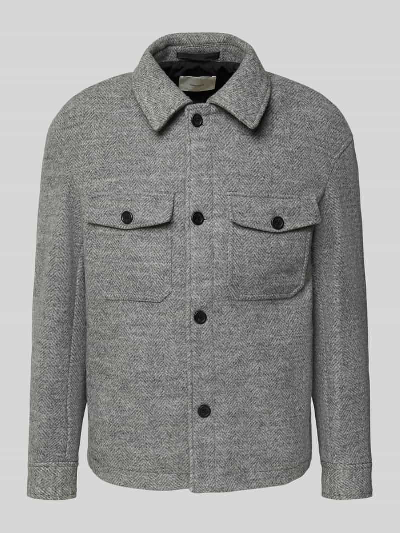 Selected Homme Regular fit jack met wol model 'MITCH'