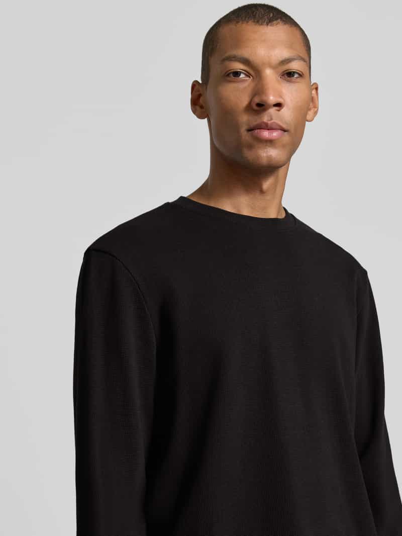 Boss regular fit shirt met lange mouwen van katoenmix model 'WE-TEMPEST' zwart, foto 5