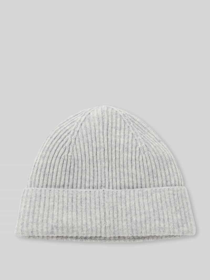 Boss Beanie van een mix van wol en kasjmier model 'LEAH'