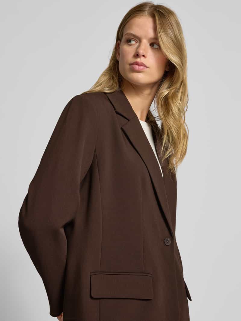 Only Relaxed fit lange blazer met 1-knoopssluiting model 'LINDA-RAVEN LIFE'