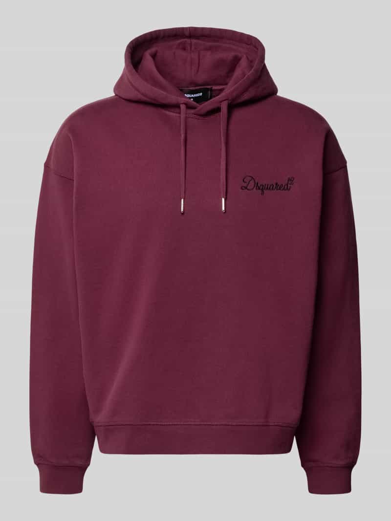 Dsquared2 Ready to Wear Hoodie van puur katoen met geborduurd logo model 'Signature'