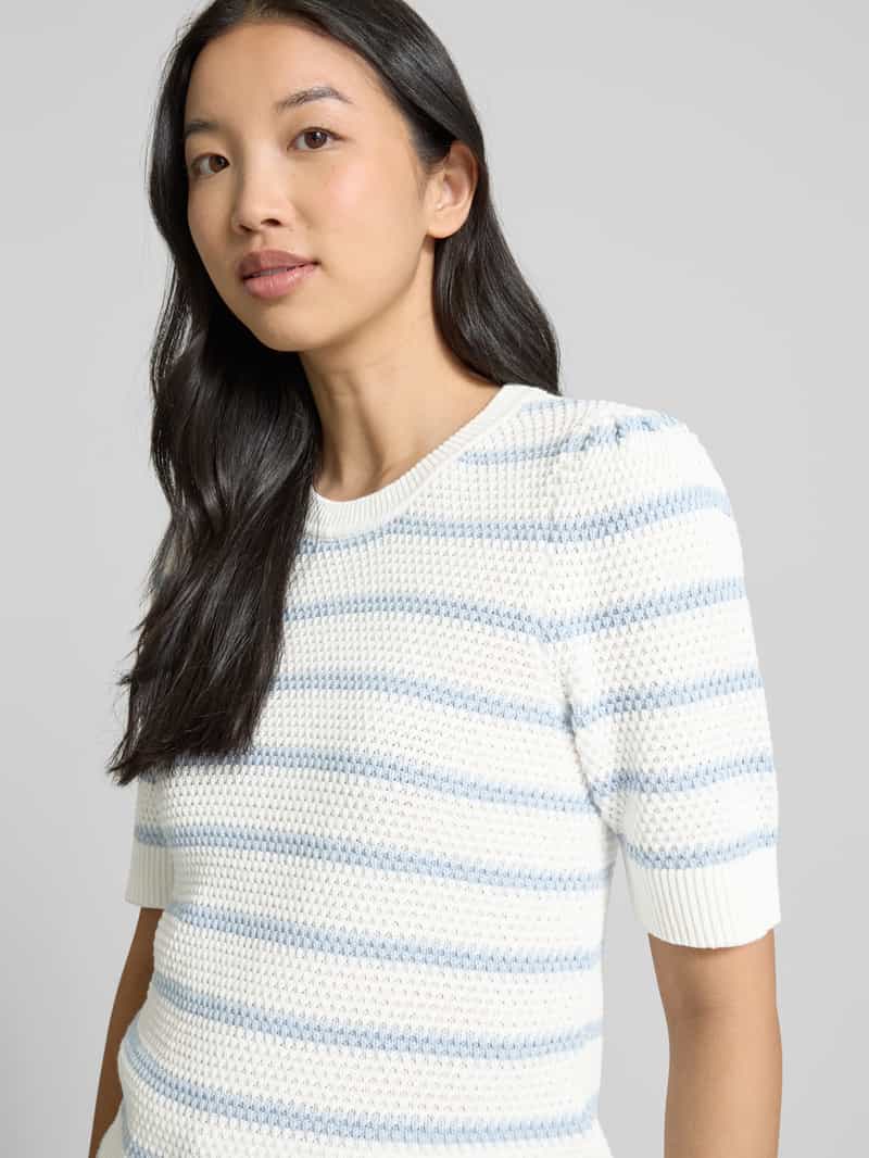 Vila Gebreide pullover met ribboorden model 'DALO'