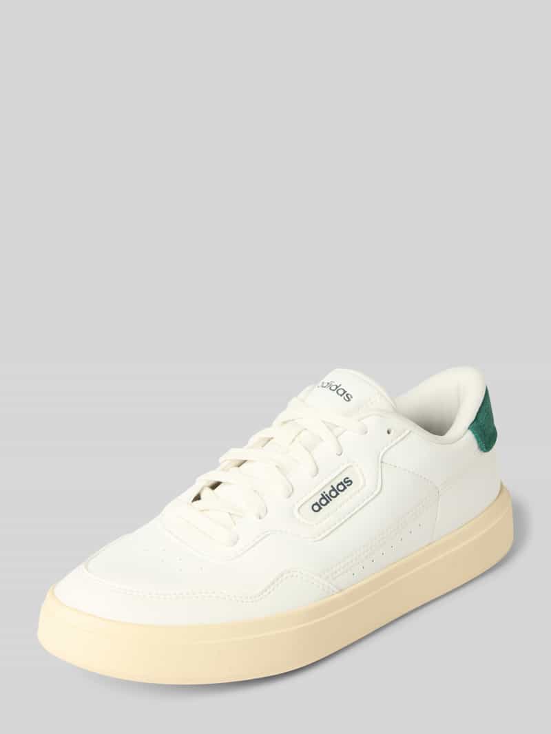 Sneakers met vetersluiting en labeldetails, model 'PARK ST 2.0'