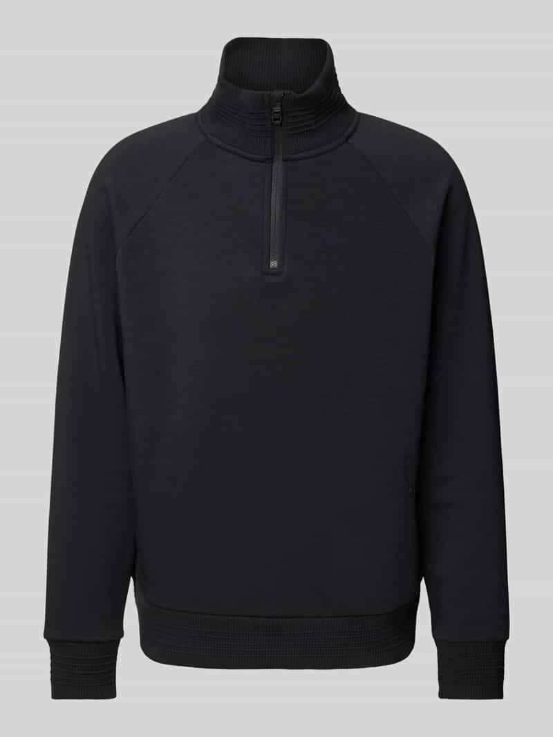 BOSS Green Sweatshirt met schipperskraag model 'Saggel'