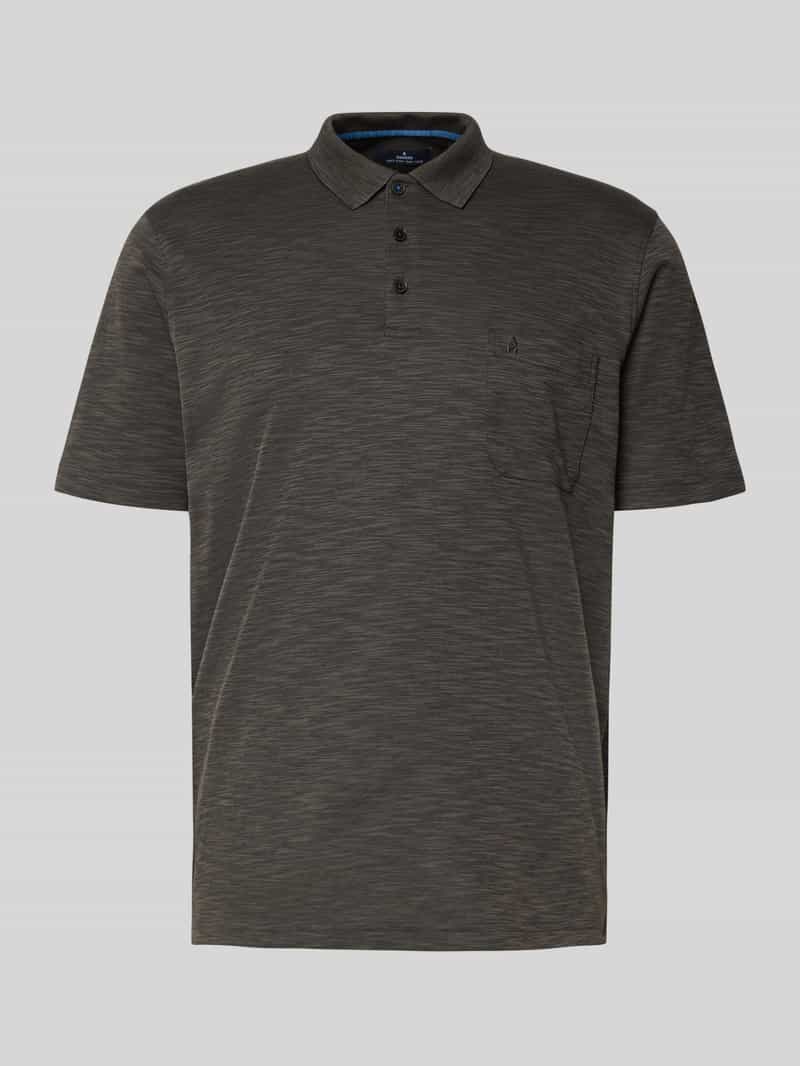 RAGMAN Poloshirt met labelstitching