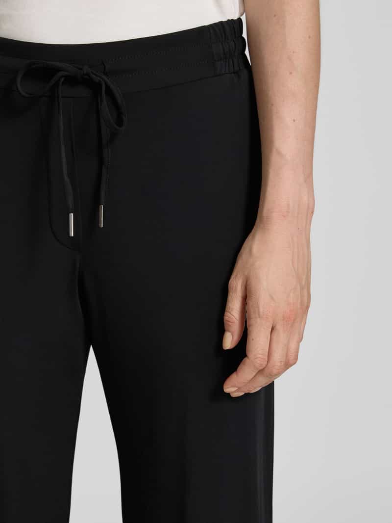 comma Stoffen broek met elastische band