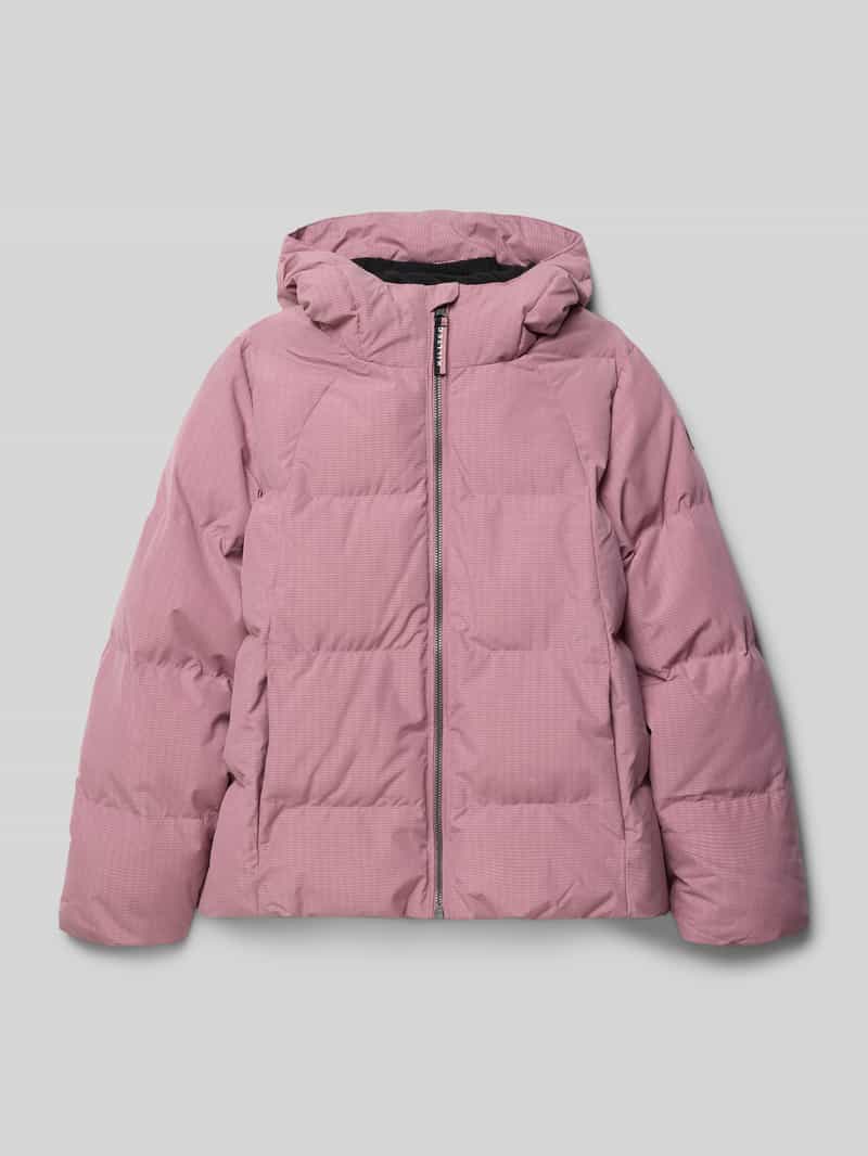 Killtec Regular fit gewatteerd jack in donslook met logopatch