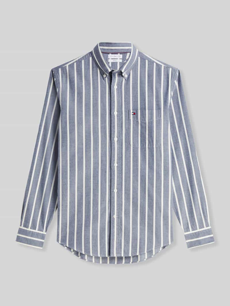 Tommy Hilfiger Regular fit vrijetijdsoverhemd van puur katoen