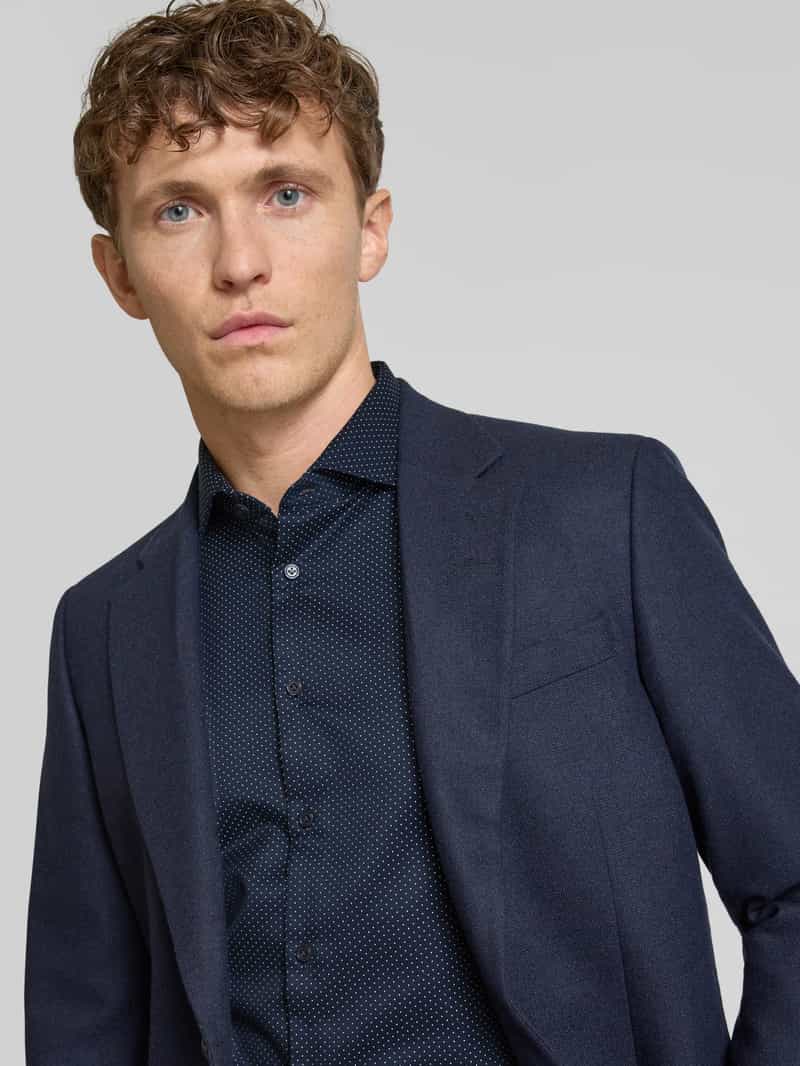 Jake*s Regular fit zakelijk overhemd met kentkraag