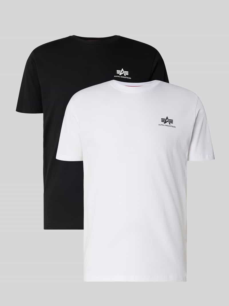 alpha industries T-shirt met labelprint