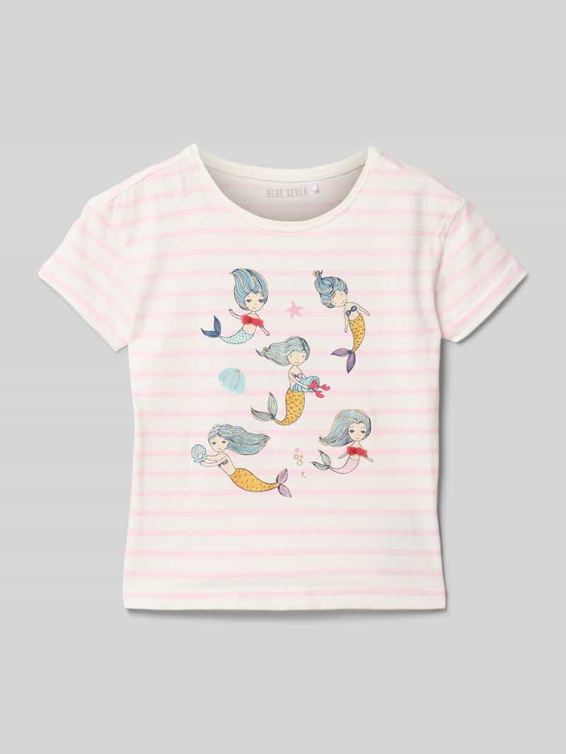 BLUE SEVEN T-shirt met motiefprint