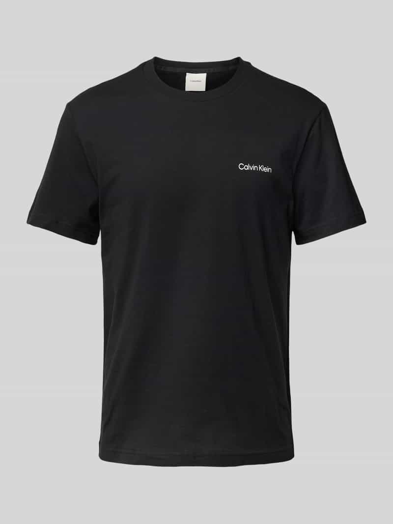 CK Calvin Klein T-shirt met labelprint