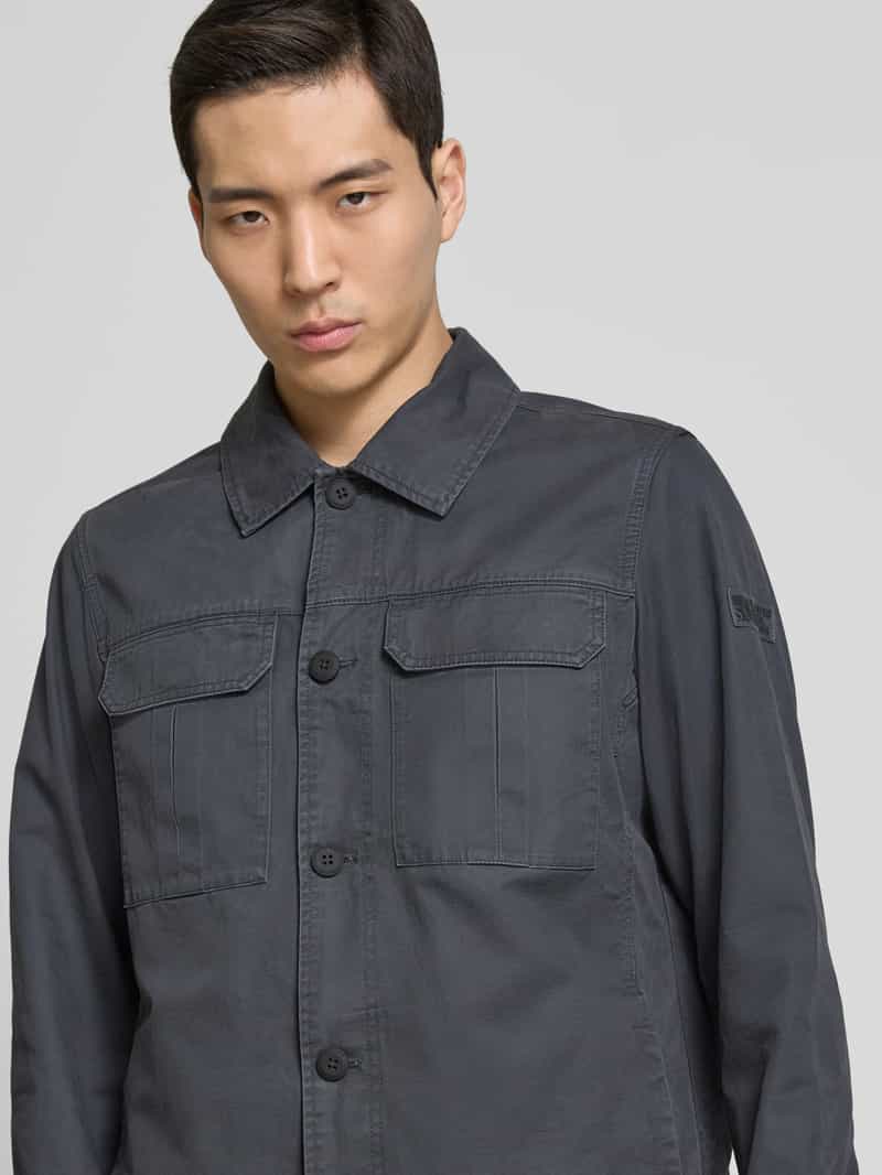s.Oliver RED LABEL Regular fit overhemdjack in Utility-look