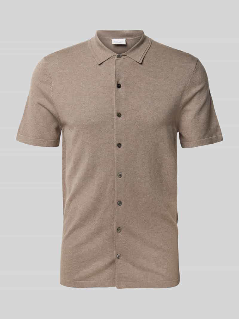 Profuomo Regular fit vrijetijdsoverhemd met halflange mouwen