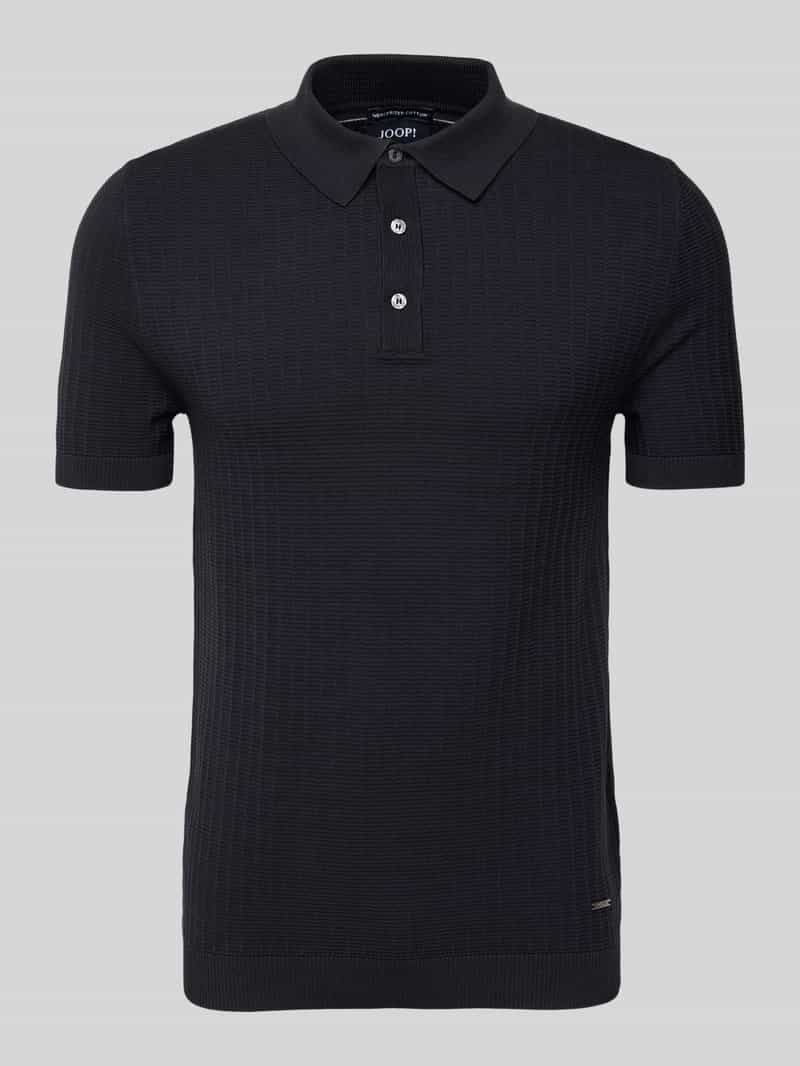 JOOP! Collection Regular fit poloshirt met structuurmotief model 'Mauron'