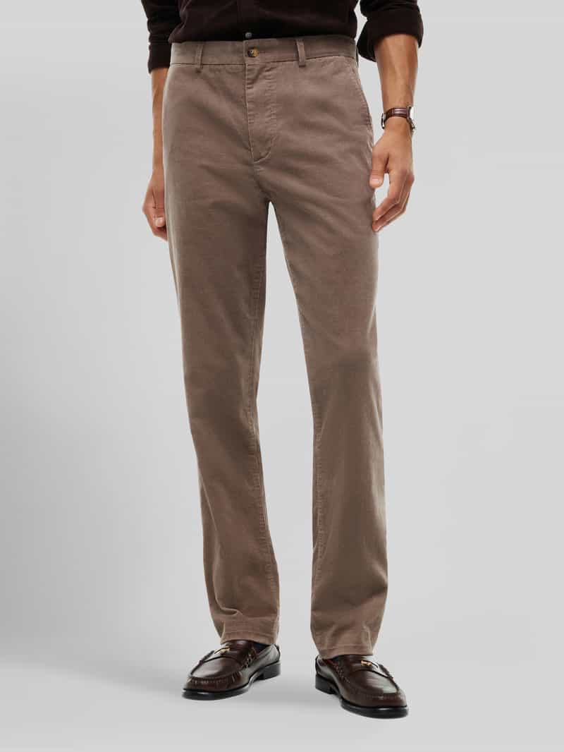 Tommy Hilfiger Slim fit corduroy broek van katoenmix