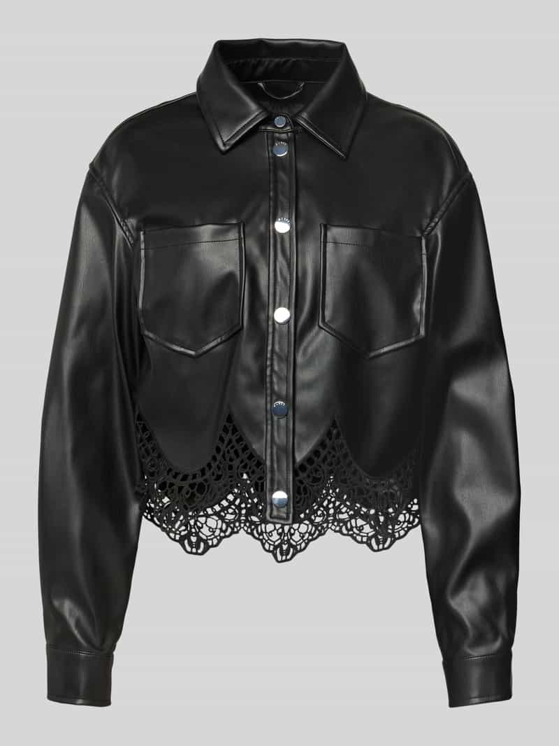 Guess Relaxed fit blouse in leerlook model 'CLOTHILDE'