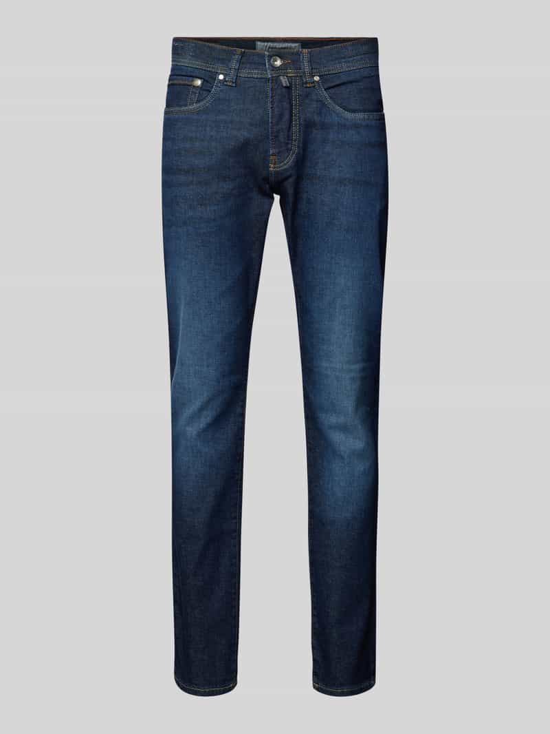 regular fit jeans met 5-pocket-design model 'Lyon'