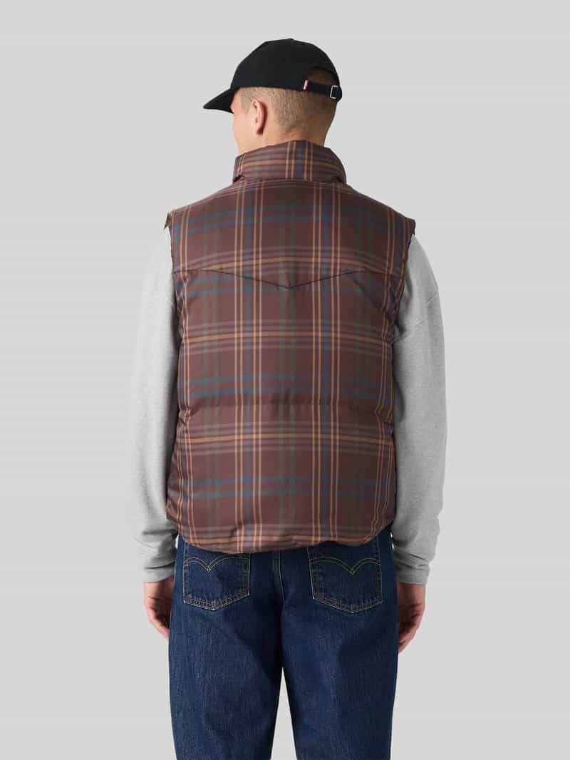 Levi's Regular fit bodywarmer met aan twee kanten draagbaar