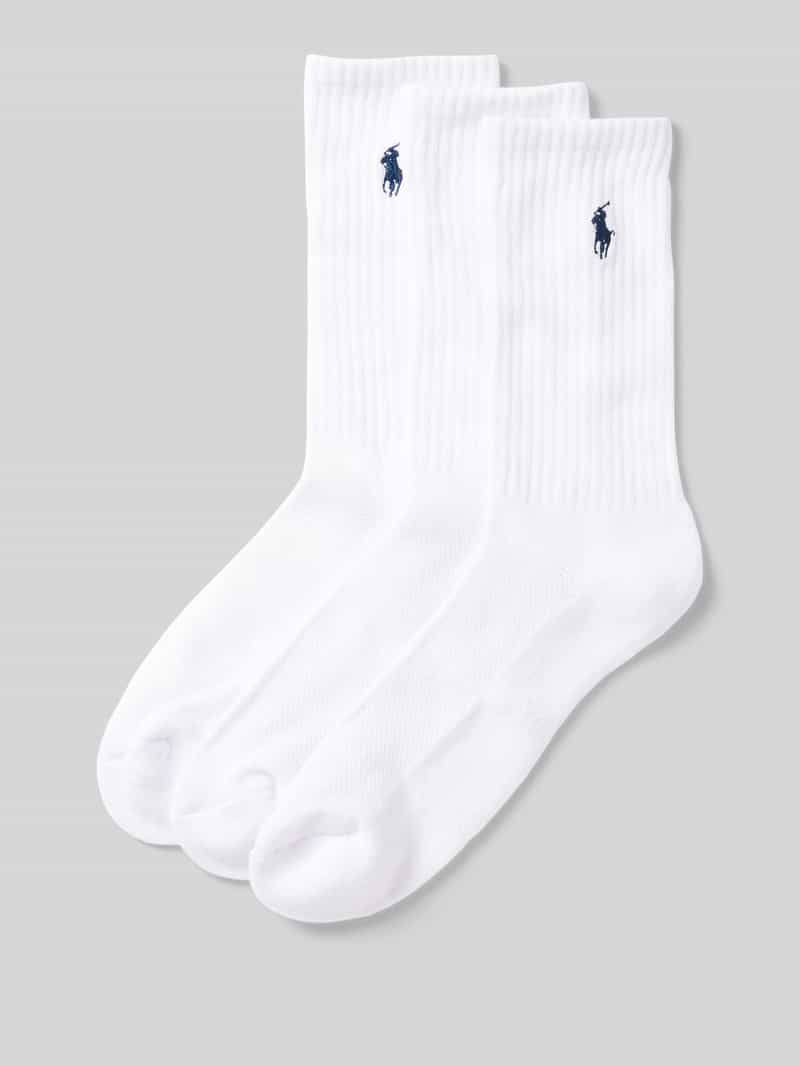 Polo Ralph Lauren Sokken met logostitching in een set van 3 paar