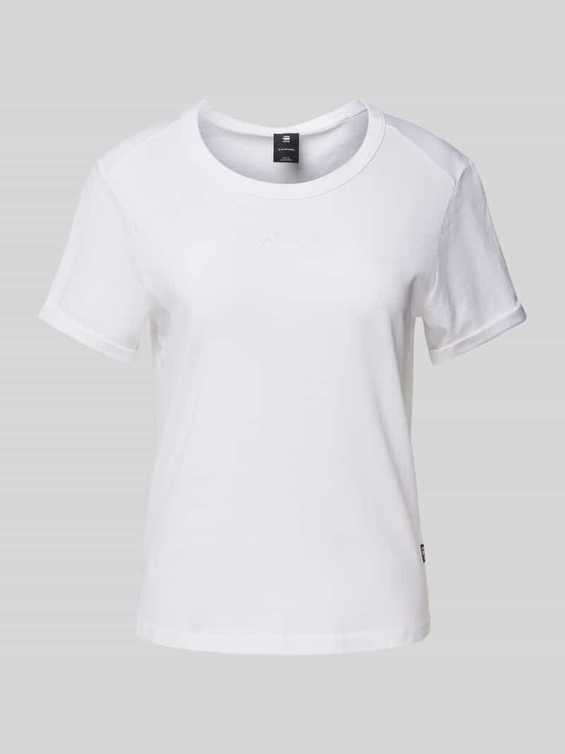G-Star Raw T-shirt met labelstitching