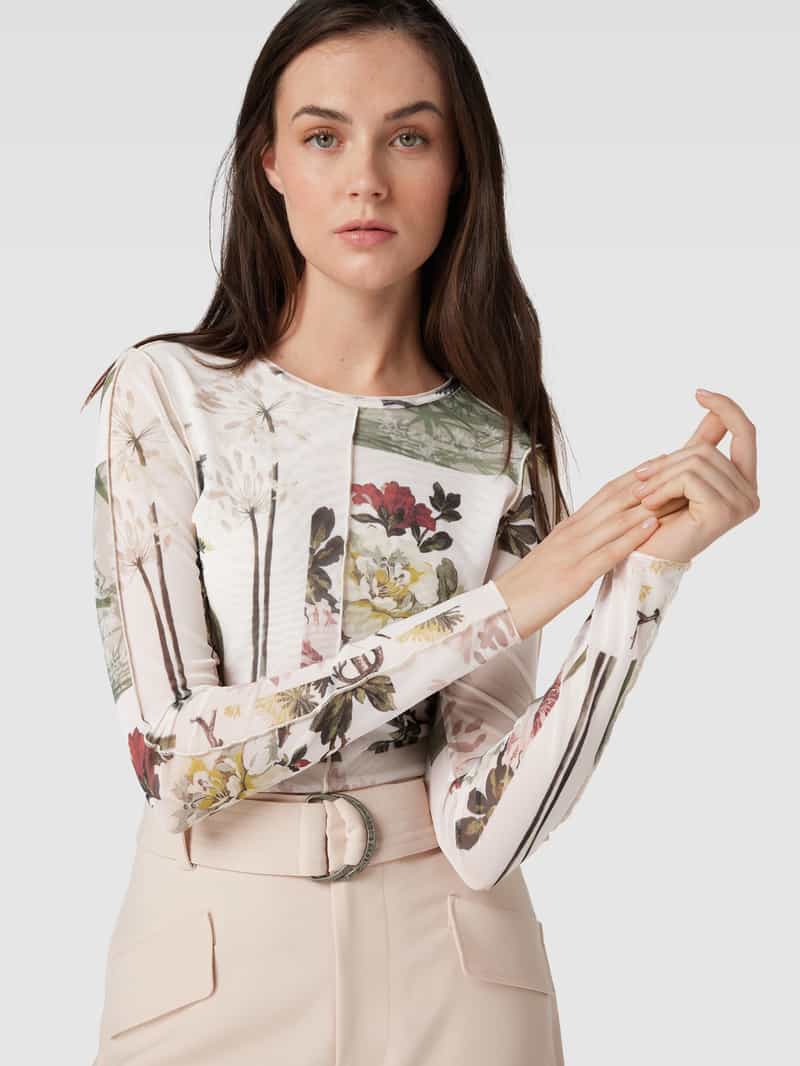 Ted Baker Shirt met lange mouwen en all-over bloemenprint model 'LAREANA'