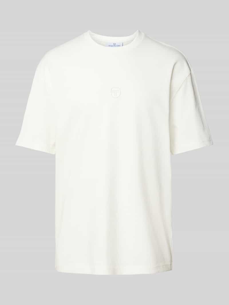 Sergio Tacchini T-shirt met labelstitching model 'SIMBA'