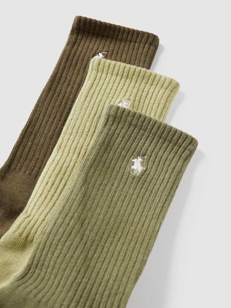 Polo Ralph Lauren Underwear Sokken met logostitching in een set van 3 paar