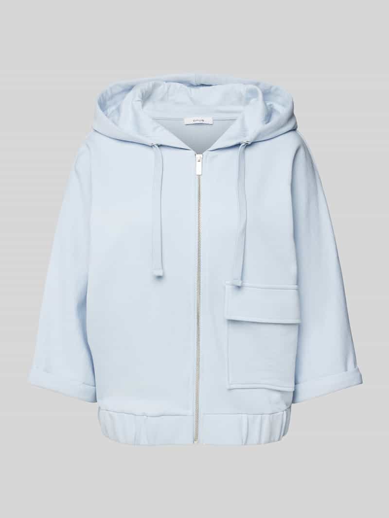 Opus Sweatjack met capuchon model 'Gusa'