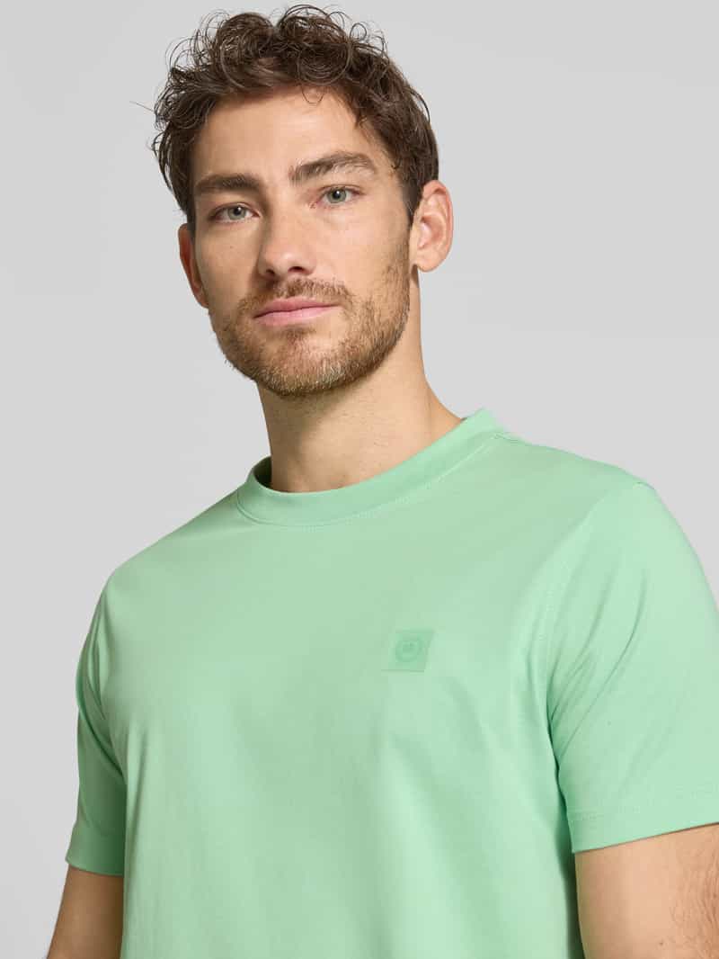 Lerros T-shirt met labeldetail