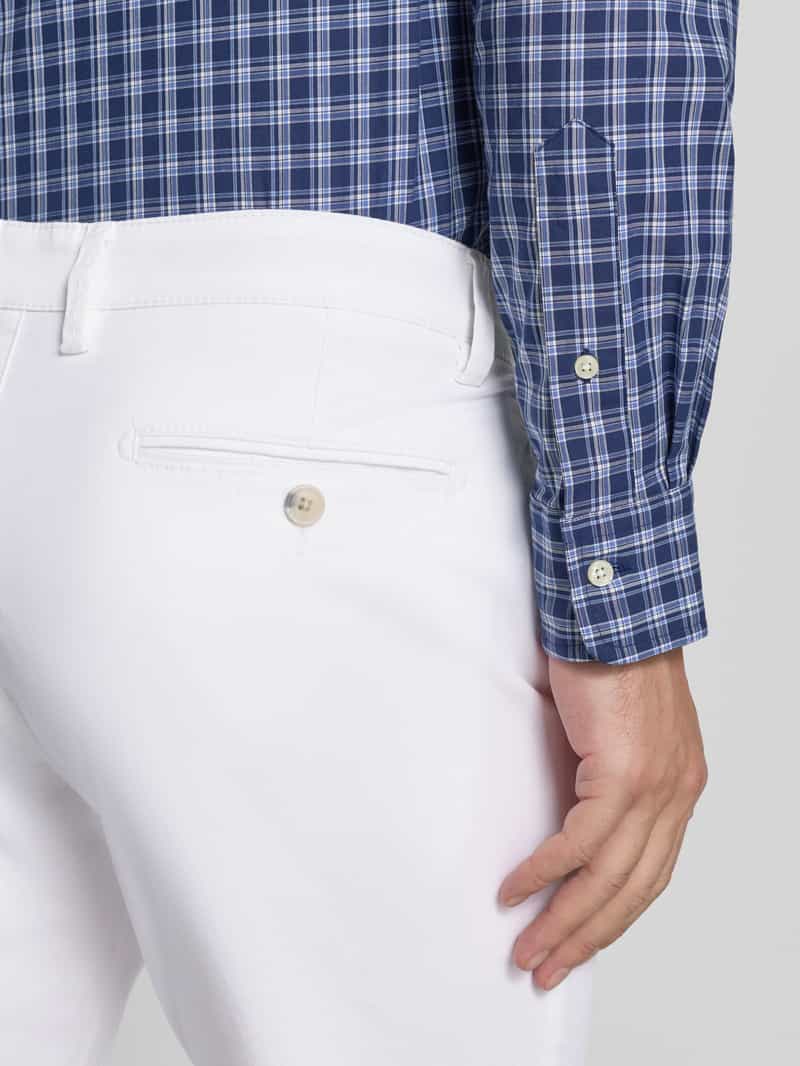 Christian Berg Men Regular fit stoffen broek met achterzakken
